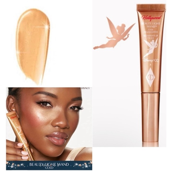 Charlotte Tilbury LE Disney Gold Beauty Light Wand Highlighter NIB 12ml - Picture 3 of 3